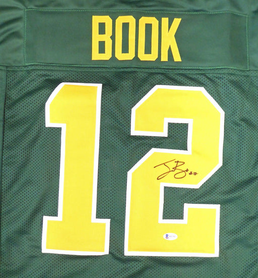 Notre Dame Fighting Irish Ian Book Autographed Green Jersey Beckett BAS Stock #192453 - RSA