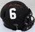 DeVonta Smith Autographed Alabama Crimson Tide Eclipse Black Speed Mini Helmet (Scratch) Beckett BAS #WG74402 - RSA
