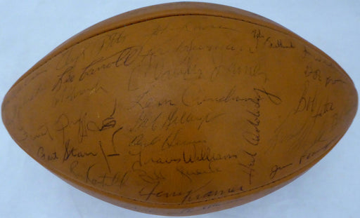 1968 Green Bay Packers Team Autographed Football With 48 Total Signatures Including Bart Starr PSA/DNA #AI02203 - RSA