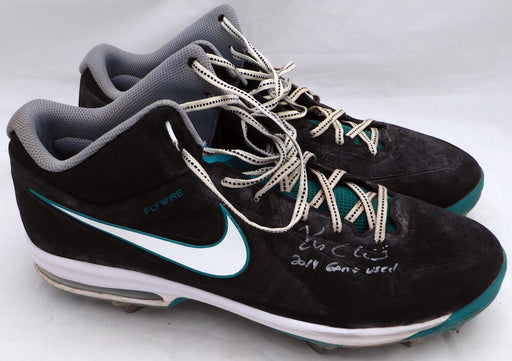 Robinson Cano Autographed Nike Flywire Cleats Seattle Mariners "2014 Game Used" Beckett BAS QR #BJ04146