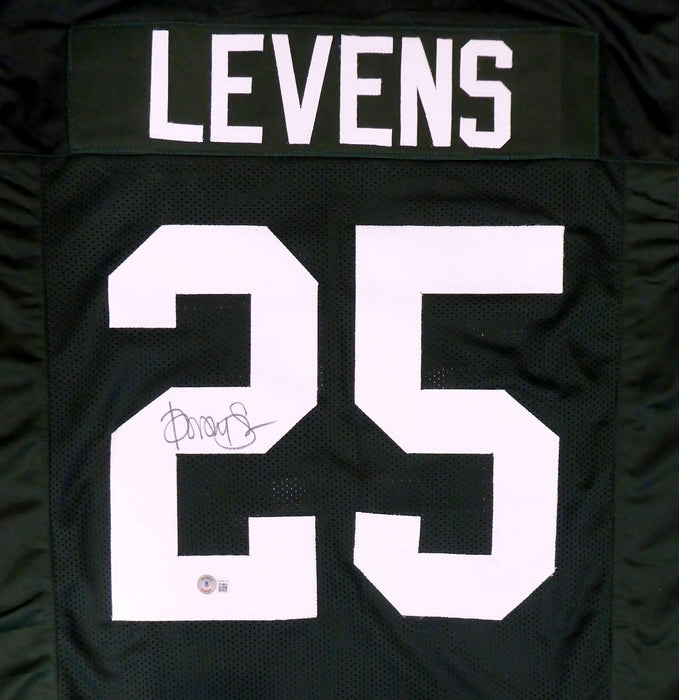 Green Bay Packers Dorsey Levens Autographed Green Jersey Beckett BAS QR Stock #193981 - RSA