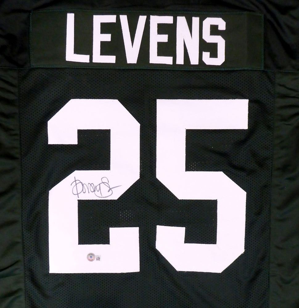 Green Bay Packers Dorsey Levens Autographed Green Jersey Beckett BAS QR Stock #193981 - RSA
