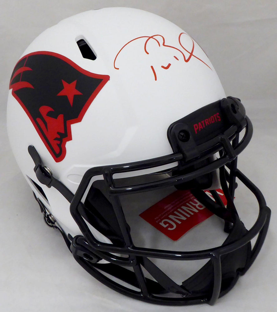 Tom Brady Autographed New England Patriots Lunar Eclipse Full Size Authentic Speed Helmet Fanatics Holo #AA0078100 - RSA