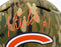 Justin Fields Autographed Chicago Bears Camo Full Size Replica Speed Helmet Beckett BAS QR Stock #194771 - RSA