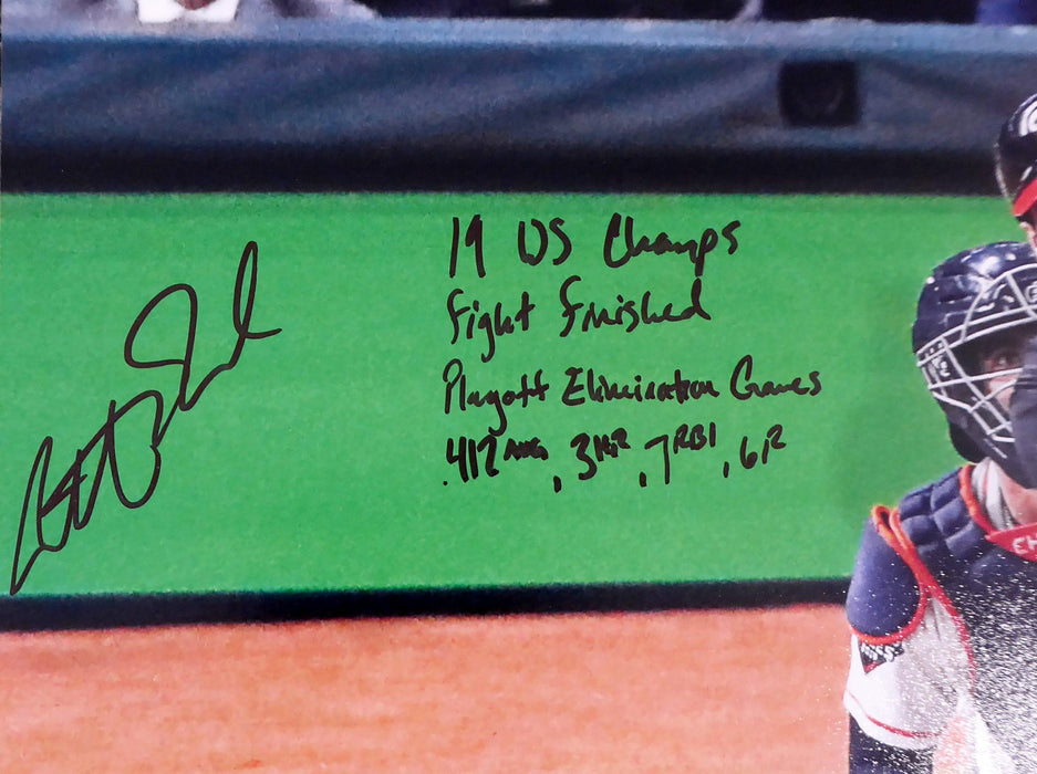 Anthony Rendon Autographed 16x20 Photo Washington Nationals With Stats #/19 MLB Holo Stock #194855 - RSA