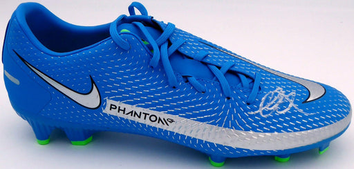 Mason Mount Autographed Blue Nike Phantom Cleat Shoe Chelsea F.C. Size 10.5 Beckett BAS #K06436 - RSA