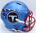 Ryan Tannehill Autographed Tennessee Titans Flash Blue Full Size Replica Speed Helmet (Smudge) Beckett BAS QR #WN46138 - RSA