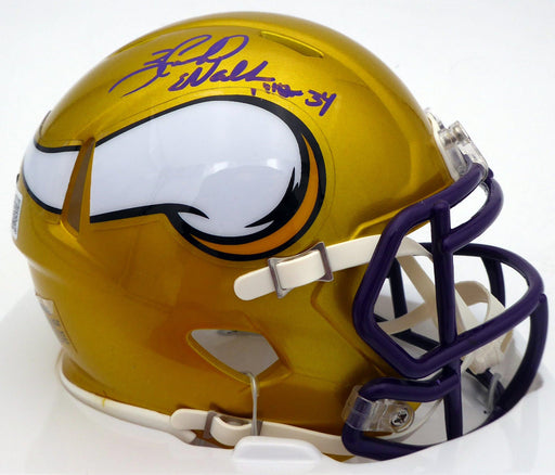 Herschel Walker Autographed Minnesota Vikings Yellow Flash Speed Mini Helmet Beckett BAS #WS27098 - RSA