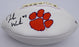 Deshaun Watson Autographed Clemson Tigers White Logo Football (Flat) Beckett BAS #I13092 - RSA