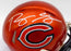 Roquan Smith Autographed Chicago Bears Flash Orange Speed Mini Helmet (Bubbled) Beckett BAS #WW01073 - RSA