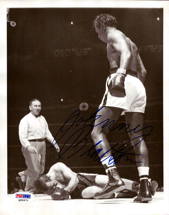 Johnny Bratton Autographed 7x9 Wire Photo PSA/DNA #Q95971 - RSA
