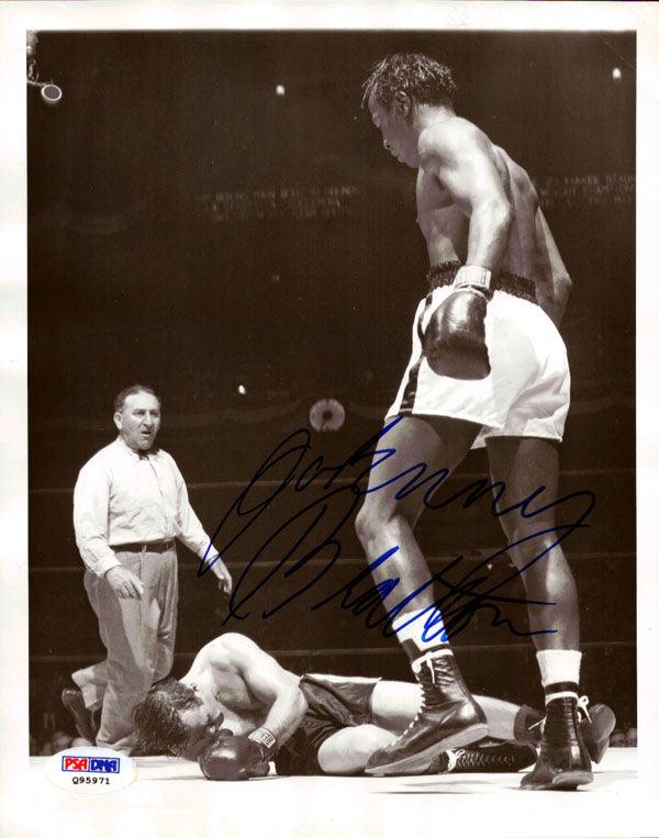 Johnny Bratton Autographed 7x9 Wire Photo PSA/DNA #Q95971 - RSA