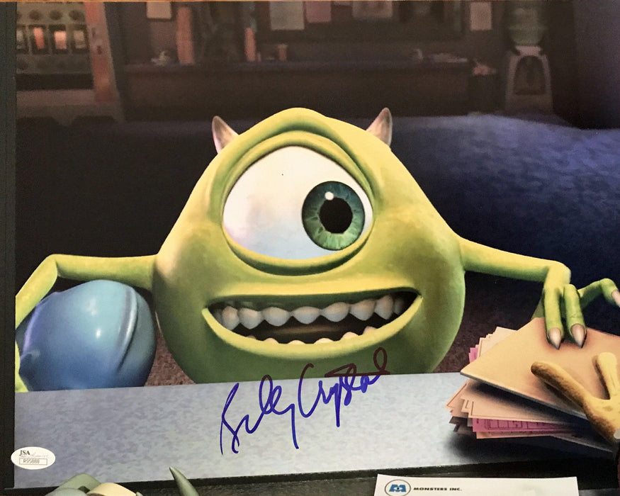 billy crystal signed 11x14 as mike wazowski from monsters inc jsa r95888 certificate of authenticity