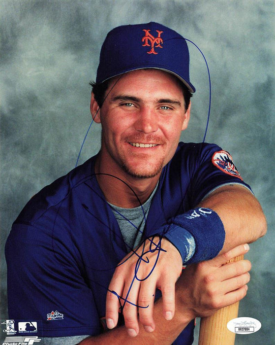 Todd Hundley Signed 8x10 New York Mets (JSA RR57884)