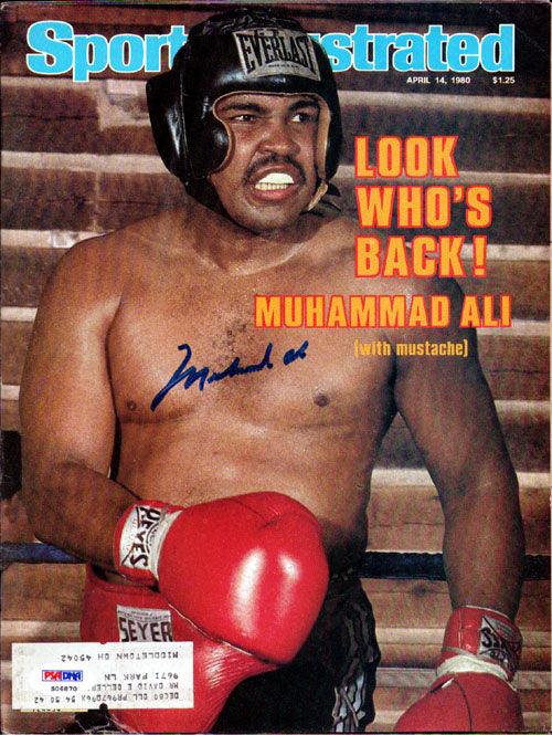 Muhammad Ali Autographed Sports Illustrated Magazine PSA/DNA #S06870 - RSA