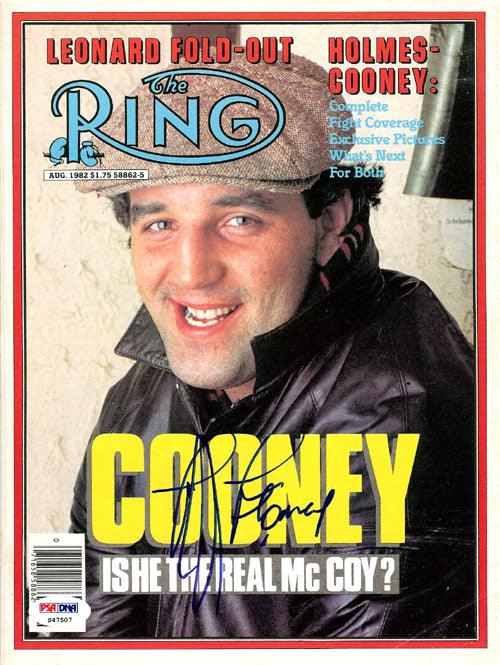 Gerry Cooney Autographed The Ring Magazine Cover PSA/DNA #S47507 - RSA