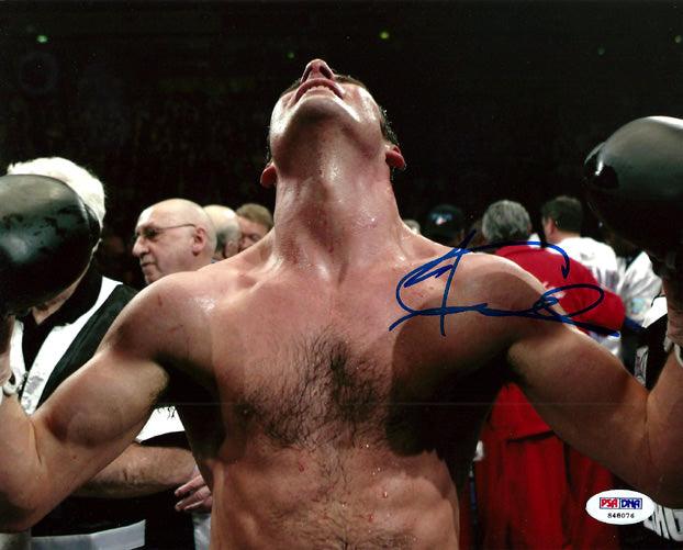 Joe Calzaghe Autographed 8x10 Photo PSA/DNA #S48076 - RSA