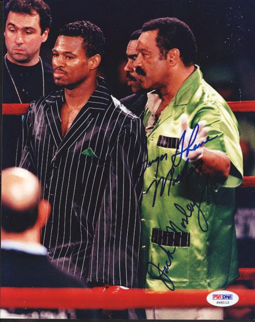 Sugar Shane Mosley & Jack Mosley Autographed 8x10 Photo PSA/DNA #S48112 - RSA