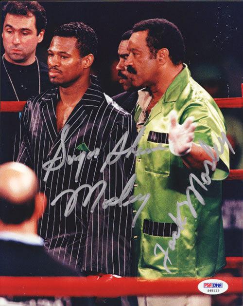 Sugar Shane Mosley & Jack Mosley Autographed 8x10 Photo PSA/DNA #S48113 - RSA