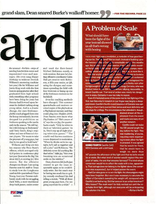 Diego Corrales Autographed Magazine Page Photo PSA/DNA #S48491 - RSA