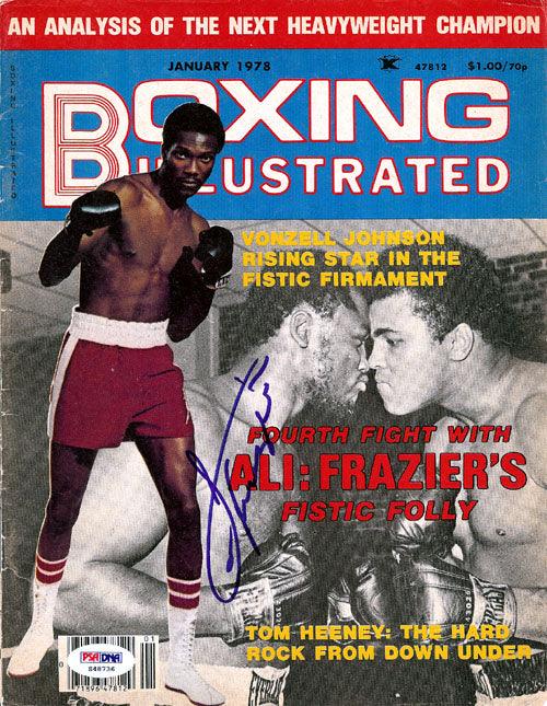 Joe Frazier Autographed Boxing Illustrated Magazine Cover PSA/DNA #S48736 - RSA