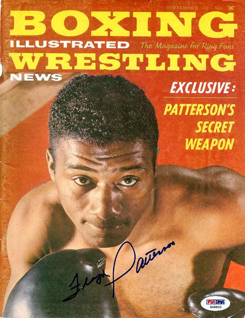 Floyd Patterson Autographed Boxing Illustrated Magazine Cover PSA/DNA #S48852 - RSA