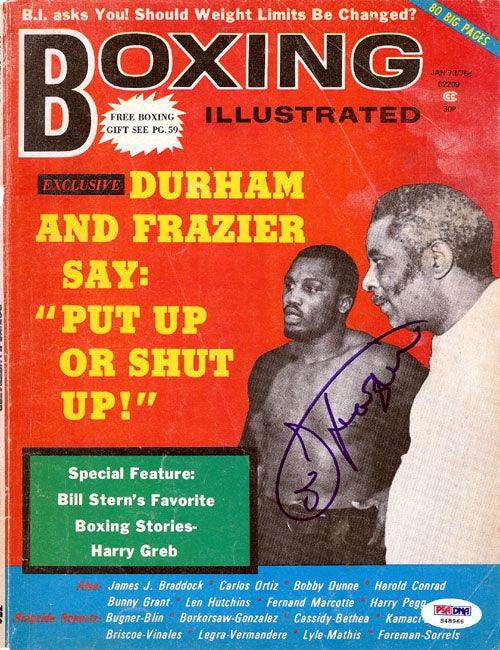 Joe Frazier Autographed Boxing Illustrated Magazine Cover PSA/DNA #S48966 - RSA