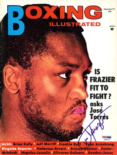 Joe Frazier Autographed Boxing Illustrated Magazine Cover PSA/DNA #S48978 - RSA
