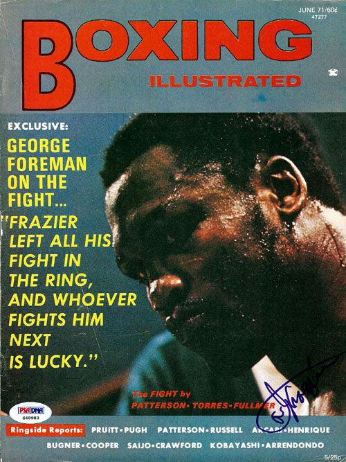 Joe Frazier Autographed Boxing Illustrated Magazine Cover PSA/DNA #S48983 - RSA