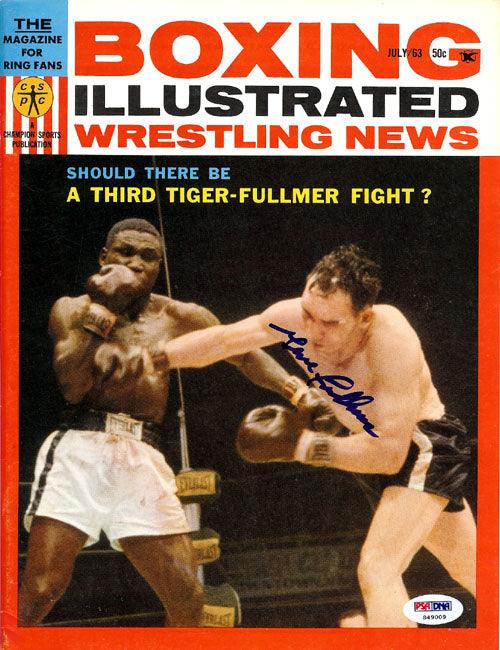 Gene Fullmer Autographed Boxing Illustrated Magazine Cover PSA/DNA #S49009 - RSA
