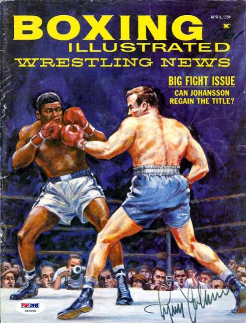 Ingemar Johansson Autographed Boxing Illustrated Magazine Cover PSA/DNA #S49200 - RSA