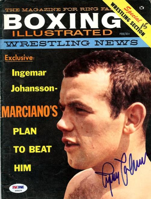 Ingemar Johansson Autographed Boxing Illustrated Magazine Cover PSA/DNA #S49204 - RSA