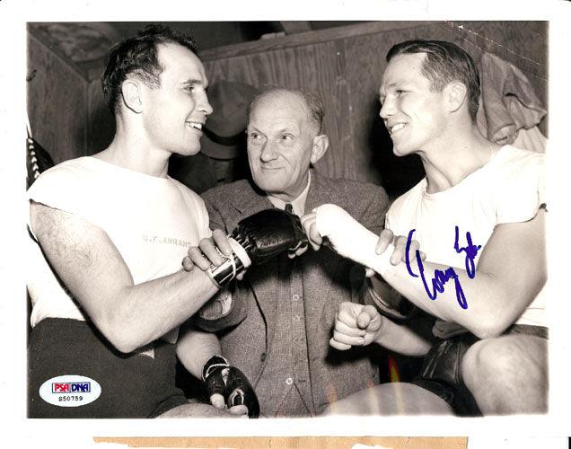 Tony Zale Autographed 9x7 Photo PSA/DNA #S50759 - RSA