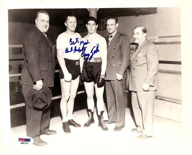 Tony Zale Autographed 8x10 Photo PSA/DNA #S50762 - RSA