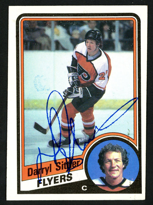 Darryl Sittler Autographed 1984-85 Topps Card #121 Philadelphia Flyers SKU #151775 - RSA