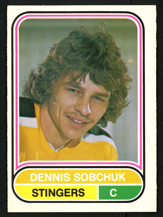 Dennis Sobchuk Autographed 1975-76 WHA O-Pee-Chee Card #115 Cincinnati Stingers SKU #151331 - RSA