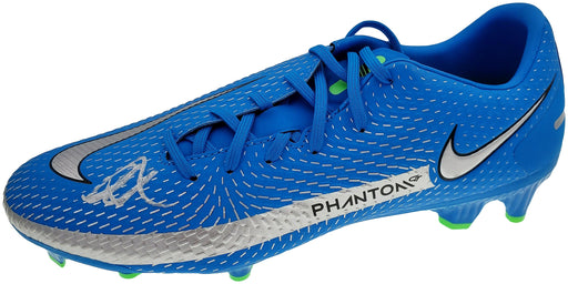 Mason Mount Autographed Blue Nike Phantom Cleat Shoe Chelsea F.C. Size 9.5 Beckett BAS Stock #196465 - RSA