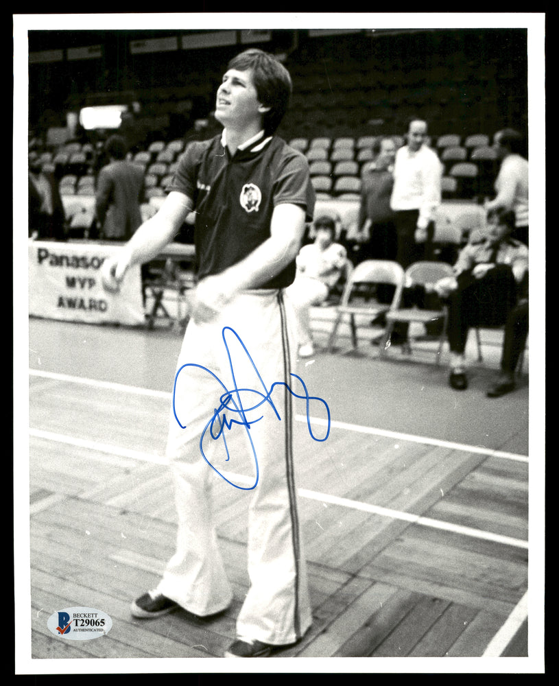 Danny Ange Autographed 8x10 Photo Boston Celtics Vintage Beckett BAS #T29065