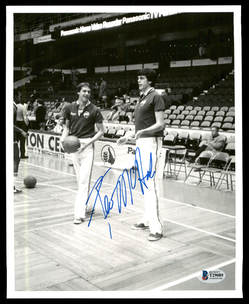 Kevin McHale Autographed 8x10 Photo Boston Celtics Vintage Beckett BAS #T29089