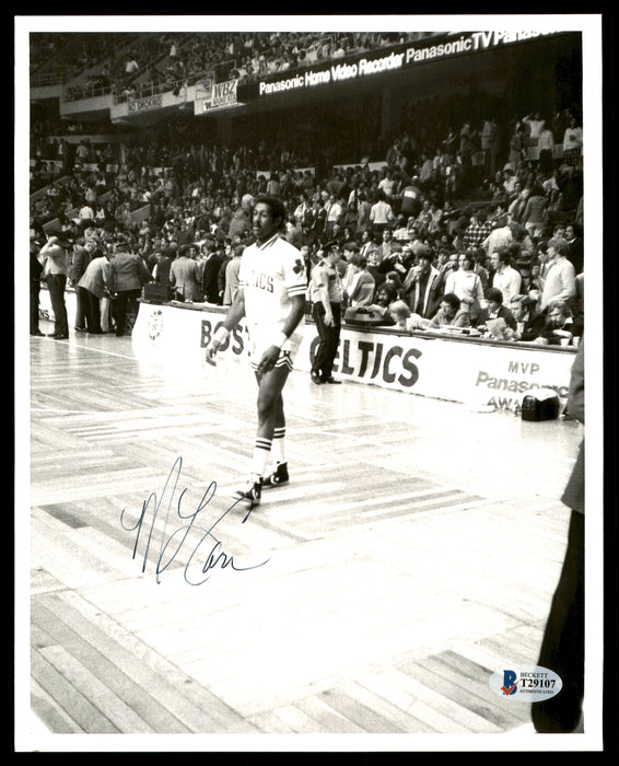 M.L. ML Carr Autographed 8x10 Photo Boston Celtics Vintage Beckett BAS #T29107