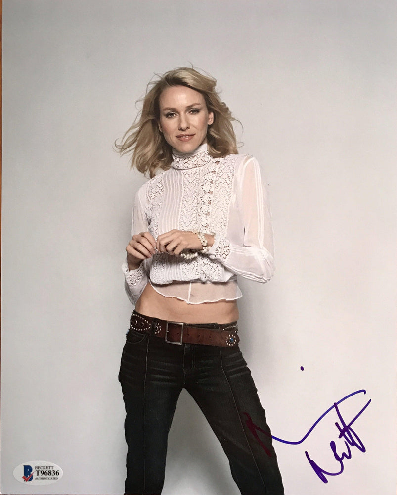 naomi watts signed 8x10 from birdman bas t96836 certificate of authenticity