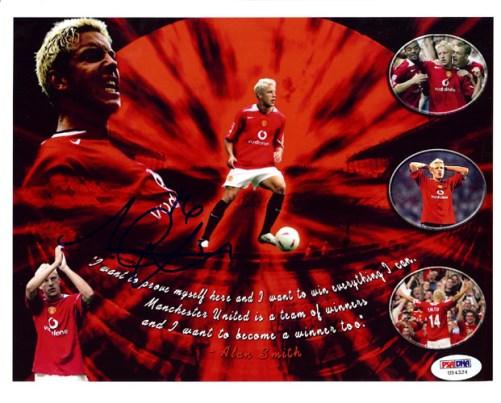 Alan Smith Autographed 8x10 Photo Manchester United PSA/DNA #U54324 - RSA
