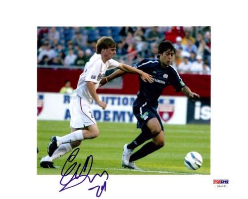 Eddie Gaven Autographed 8x10 Photo Metro Stars PSA/DNA #U54361 - RSA