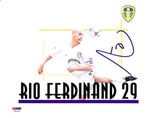 Rio Ferdinand Autographed 8x10 Photo Manchester United PSA/DNA #U54406 - RSA