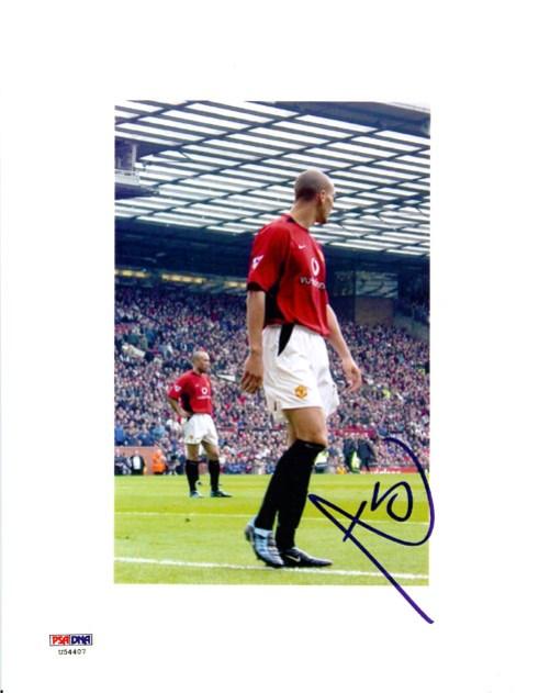 Rio Ferdinand Autographed 8x10 Photo Manchester United PSA/DNA #U54407 - RSA