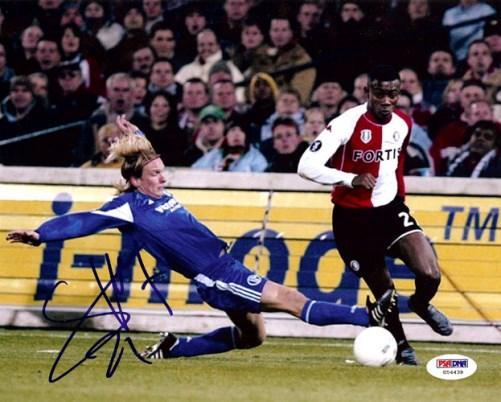 Salomon Kalou Autographed 8x10 Photo Chelsea PSA/DNA #U54439 - RSA
