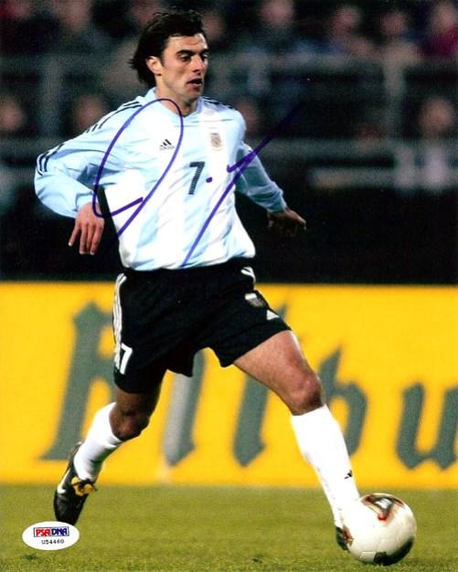 Claudio Lopez Autographed 8x10 Photo Argentina PSA/DNA #U54460 - RSA