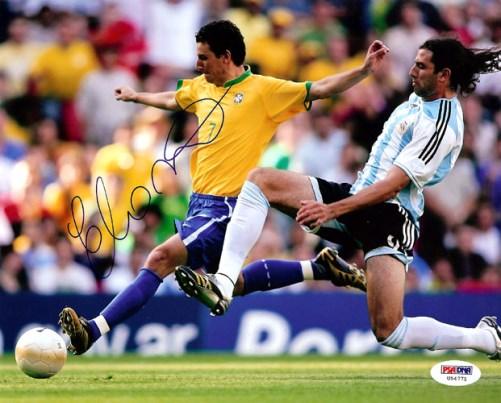 Elano Autographed 8x10 Photo Brazil PSA/DNA #U54771 - RSA