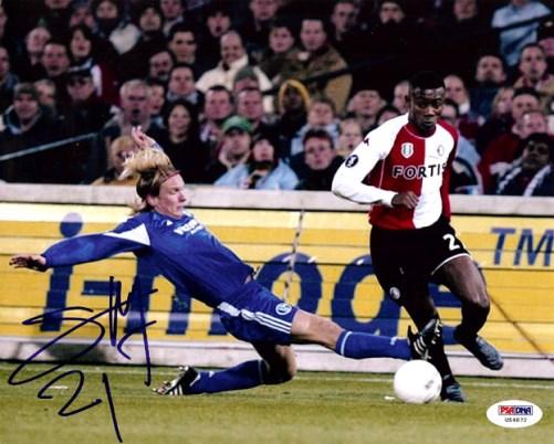 Salomon Kalou Autographed 8x10 Photo Chelsea PSA/DNA #U54872 - RSA