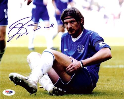 Alessandro Pistone Autographed 8x10 Photo Everton PSA/DNA #U54991 - RSA